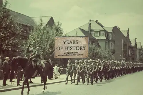 Repro Farbfoto 15x10cm Soldaten Straßenansicht und vieles mehr