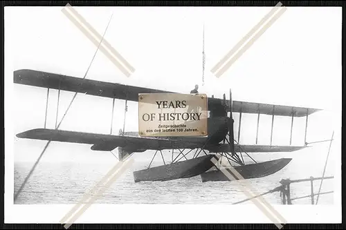 Foto Wasserflugzeug Hansa-Brandenburg  ? Kampf-Doppeldecker-Wasser deutsches Ma