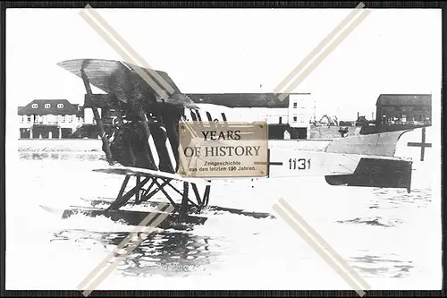 Foto Wasserflugzeug Hansa-Brandenburg 1139 Kampf-Doppeldecker-Wasser deutsches