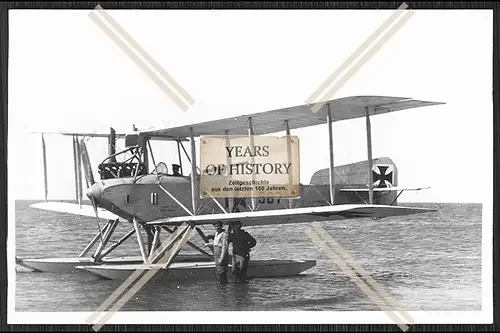 Foto Wasserflugzeug Hansa-Brandenburg W 39  587 Kampf-Doppeldecker-Wasser deuts