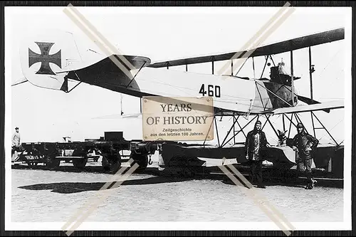 Foto Wasserflugzeug Hansa-Brandenburg W 33 A 460 Kampf-Doppeldecker-Wasser deut