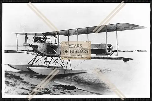 Foto Wasserflugzeug Hansa-Brandenburg W 33 E 496 Kampf-Doppeldecker-Wasser deut