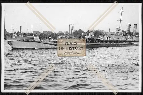 Foto Unterseeboot U-Boot U 77 Januar 1916 Vulkan-Werft in Hamburg vom Stapel Ju