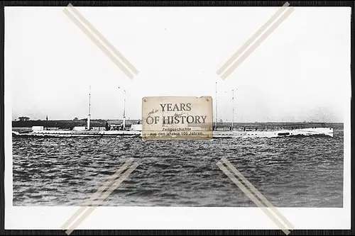 Foto Unterseeboot U-Boot SM U 21 Kaiserliche Werft Danzig Marine 1913 