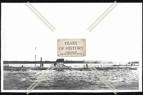 Foto Unterseeboot U-Boot SM U 17 Kaiserliche Werft Danzig Marine 1910