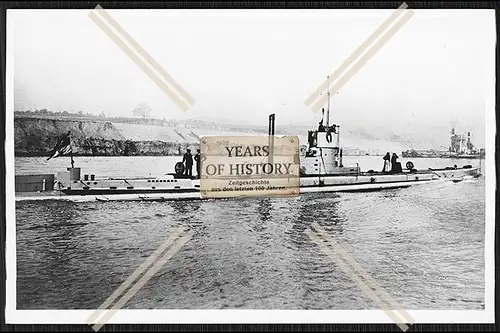 Foto Unterseeboot U-Boot U 15 Kaiserliche Werft Danzig Marine 1912