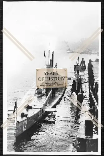 Foto Unterseeboot U-Boot U 1 + U 12 Friedrich Krupp Germaniawerft 1906 u. 1912 