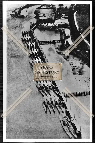 Foto Unterseeboot deutsche U-Boote 1945 am Liegeplatz bei Londonderry Nordirlan