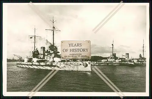 Foto SMS Nassau Großlinienschiff Schlachtschiff Kaiserliche Marine Werft Wilhe