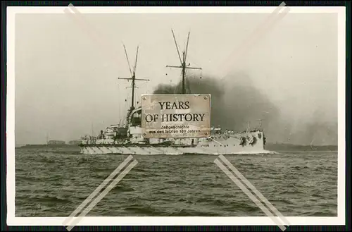 Foto SMS Nassau Großlinienschiff Schlachtschiff Kaiserliche Marine Werft Wilhe