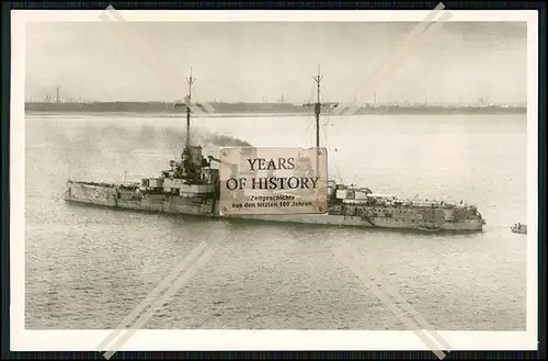 Foto SMS Nassau Großlinienschiff Schlachtschiff Kaiserliche Marine Werft Wilhe