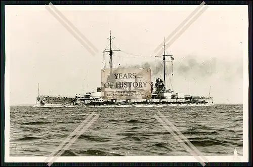 Foto SMS Nassau Großlinienschiff Schlachtschiff Kaiserliche Marine Werft Wilhe