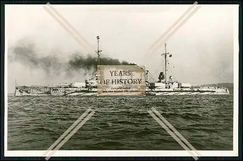 Foto SMS Helgoland Großlinienschiff Kaiserlichen Marine I. Geschwader der Hoch