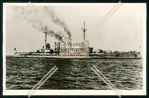Foto SMS Helgoland Großlinienschiff Kaiserlichen Marine I. Geschwader der Hoch