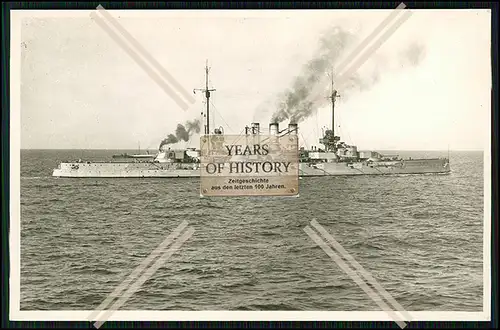 Foto  SMS Helgoland Großlinienschiff Kaiserlichen Marine I. Geschwader der Hoc