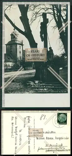 AK Corvey bei Höxter Benediktinerkloster 1943 gelaufen