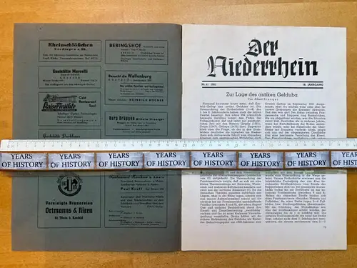 Der Niederrhein Zeitschrift für Heimatpflege und Wandern. 18. Jahrg. 1951 Heft 4