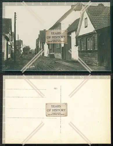 Orig. Foto AK Straßenansicht 1913 kleines Dorf Häuser wo ?