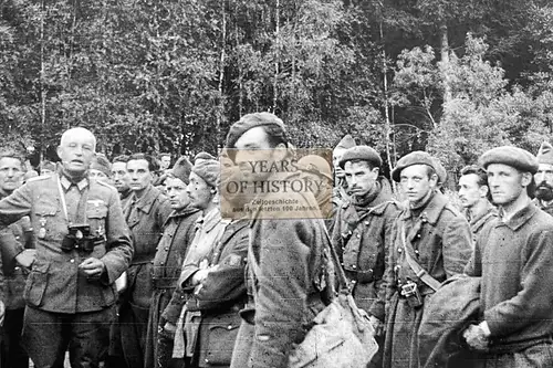 Repro Foto no Original 10x15cm Gefangene Soldaten Frankreich Belgien