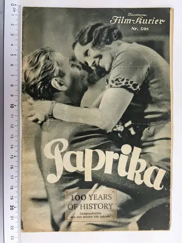 Illustrierter Film Kurier IFK Nr 505 Paprika Paul Heidemann Liselott Schaak Paul