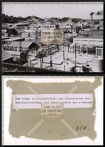 Foto 17x12cm Oak Ridge in Tennesse USA Geburtstätte der Atombombe Laboratorium