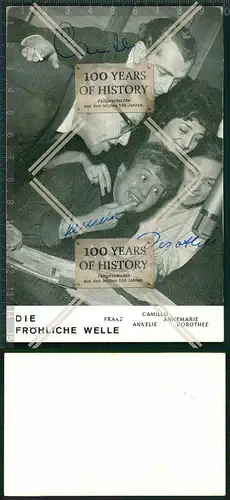 Orig. Autogrammkarte mit Unterschrift Die fröhliche Welle Franz Camillo Annelie