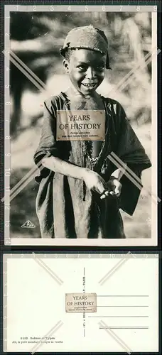 Orig. Foto AK Afrika Ali der junge Araber 1942