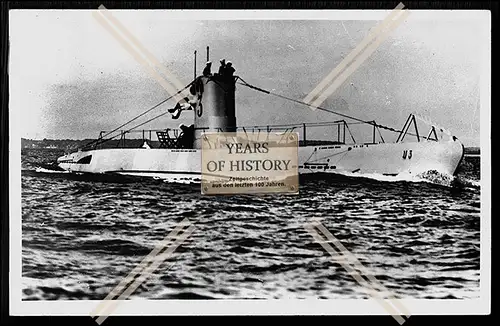 Foto Unterseeboot U-Boot U 3 Nummer am Boot und Turm deutsche Kriegsmarine