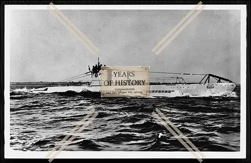Foto Unterseeboot U-Boot U 61 Nummer am Boot und Turm deutsche Kriegsmarine