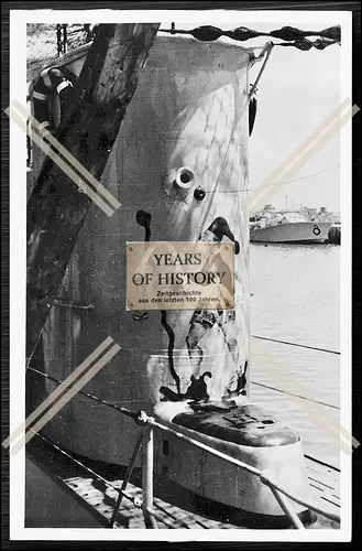 Foto Unterseeboot U-Boot U 20 Zeichnung Kennung am Turm deutsche Kriegsmarine