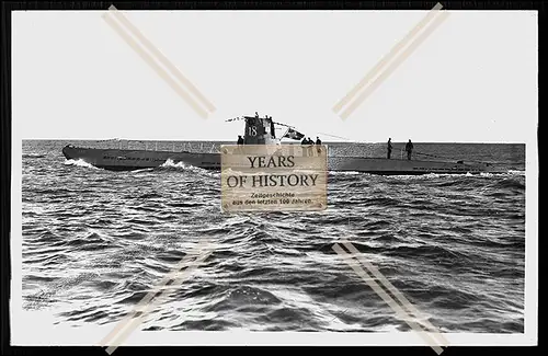 Foto Unterseeboot U-Boot U 18 Nummer am Boot u. Turm deutsche Kriegsmarine