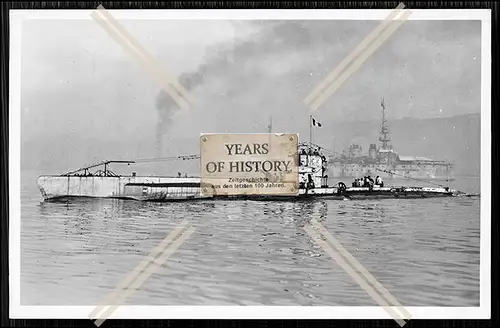 Foto Unterseeboot U-Boot UC 74 unter französischer Flagge Minenleger Kaiserlic