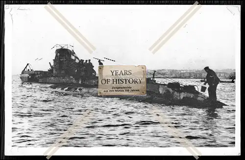 Foto Unterseeboot U-Boot UC 56 Minenleger Kaiserliche Marine 1. WK 1914-18