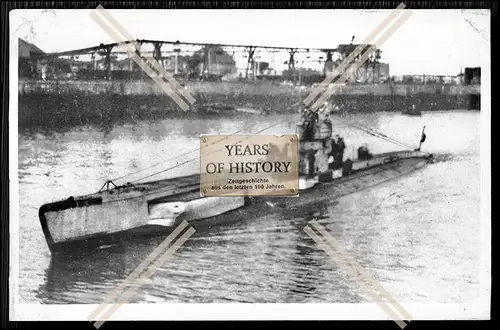 Foto Unterseeboot U-Boot UC 35 Minenleger Kaiserliche Marine 1. WK 1914-18