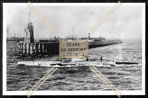 Foto Unterseeboot U-Boot UB 30-41 ? Küstenboot Kaiserliche Marine 1. WK 1914-1