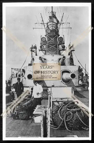Foto SMS Bayern Geschütztürme Großlinienschiff Schlachtschiff der Kaiserlich