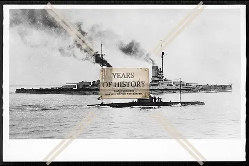 Foto SMS Friedrich der Große Großlinienschiff Schlachtschiff Kaiser-Klasse Ma