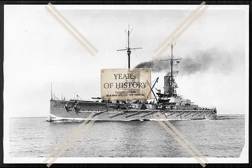 Foto SMS Prinzregent Luitpold Großlinienschiff Schlachtschiff Kaiser-Klasse Ka