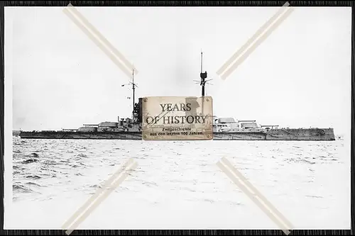 Foto SMS Kronprinz Wilhelm Großlinienschiff Schlachtschiff Kaiserliche Marine