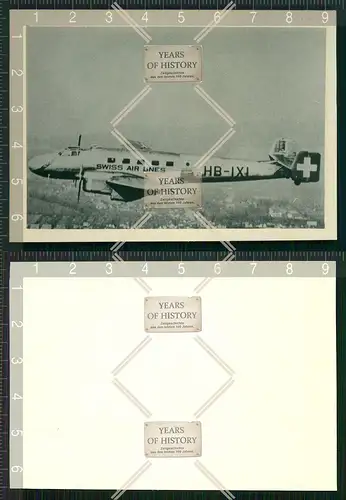 Foto kein Zeitgenössisches Original Flugzeug airplane aircraft Swiss Schweiz