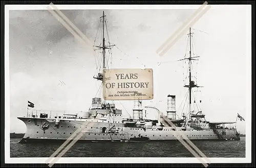 Foto SMS Vineta 1897 Großer Kreuzer der Kaiserlichen Marine
