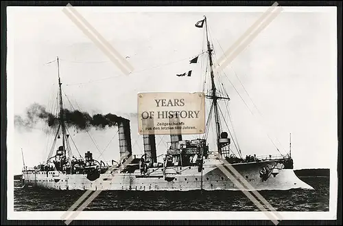 Foto SMS Lübeck 1904 Kleiner Kreuzer der Kaiserlichen Marine