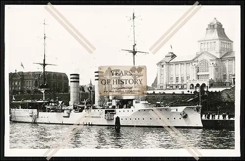 Foto SMS Stettin 1907 Kleiner Kreuzer der Kaiserlichen Marine