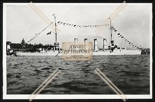 Foto SMS Breslau 1911 Kleiner Kreuzer der Kaiserlichen Marine