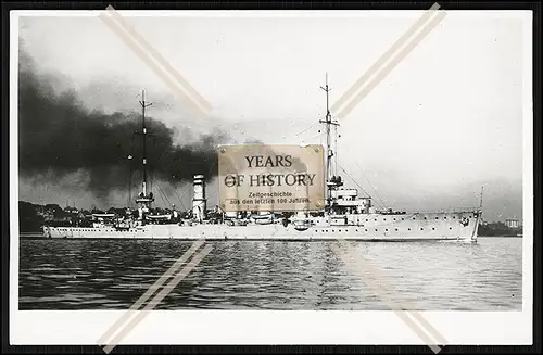 Foto SMS Stralsund 1911 Kleiner Kreuzer der Kaiserlichen Marine