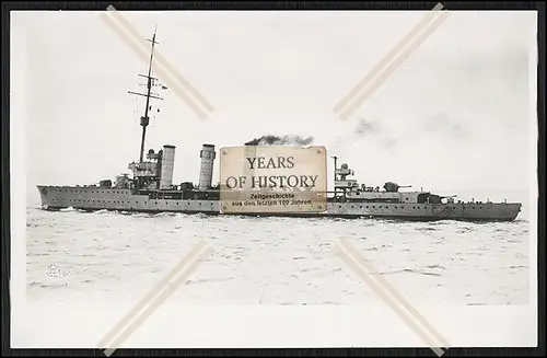 Foto SMS Brummer 1916 Panzerkanonenboot der Kaiserlichen Marine
