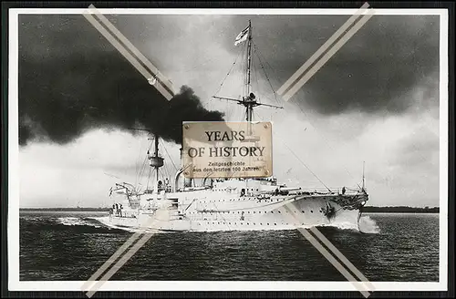 Foto SMS Prinz Heinrich 1900 Großer Kreuzer der Kaiserlichen Marine