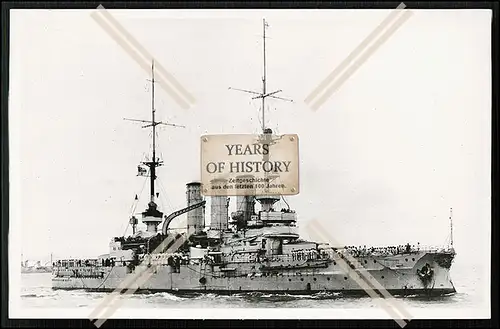 Foto SMS Preußen 1903 Linienschiff der Kaiserlichen Marine