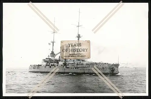 Foto SMS Lothringen 1904 Linienschiff der Kaiserlichen Marine
