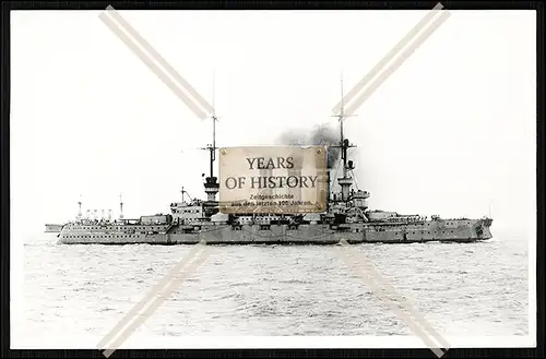Foto SMS Hessen 1903 Linienschiff der Kaiserlichen Marine